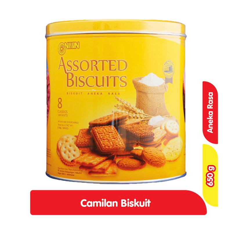 

NISSIN Assorted Biscuits Kaleng 650 g