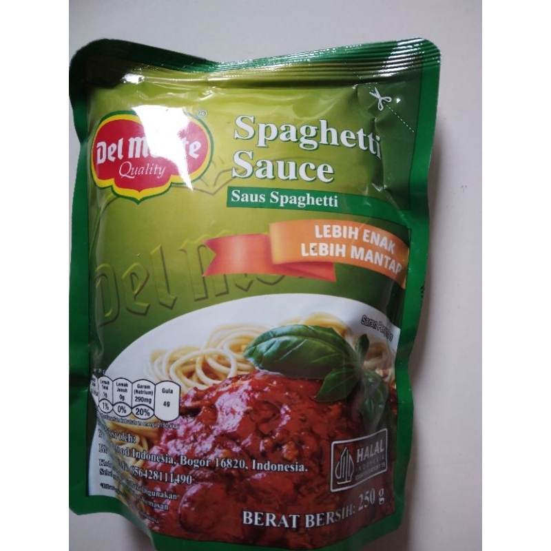 

Delmonte Sphagetti Sauce Kemasan 250 Gram