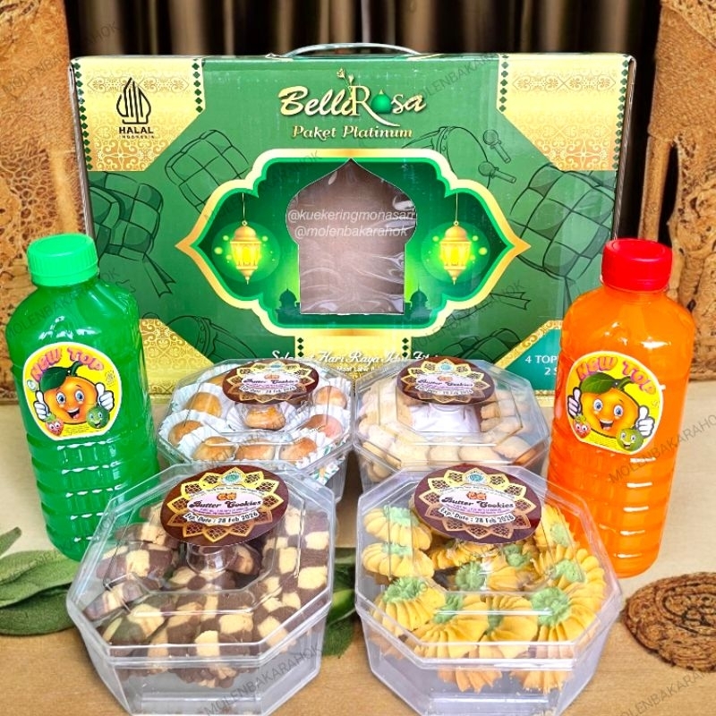 

Parcel Kue Kering Lebaran Bellirasa Double Sirup