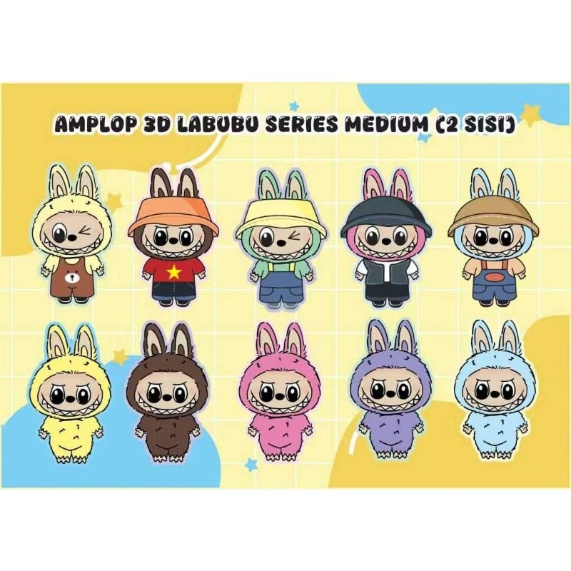 

AMPLOP LABUBU 3D CETAK 2SISI(10pcs)