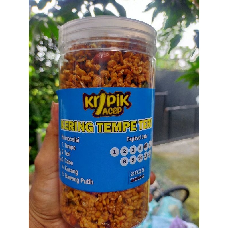 

kering Tempe teri toples premium/ 500 grm