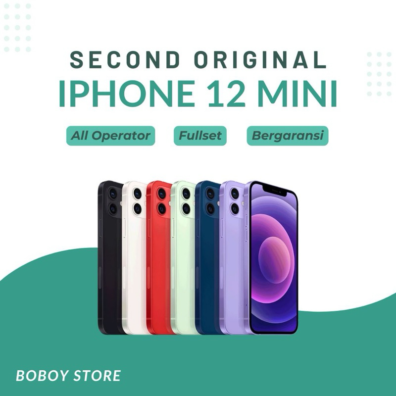 Iphone 12 Mini 64Gb / 128Gb / 256Gb Second All Operator Fullset