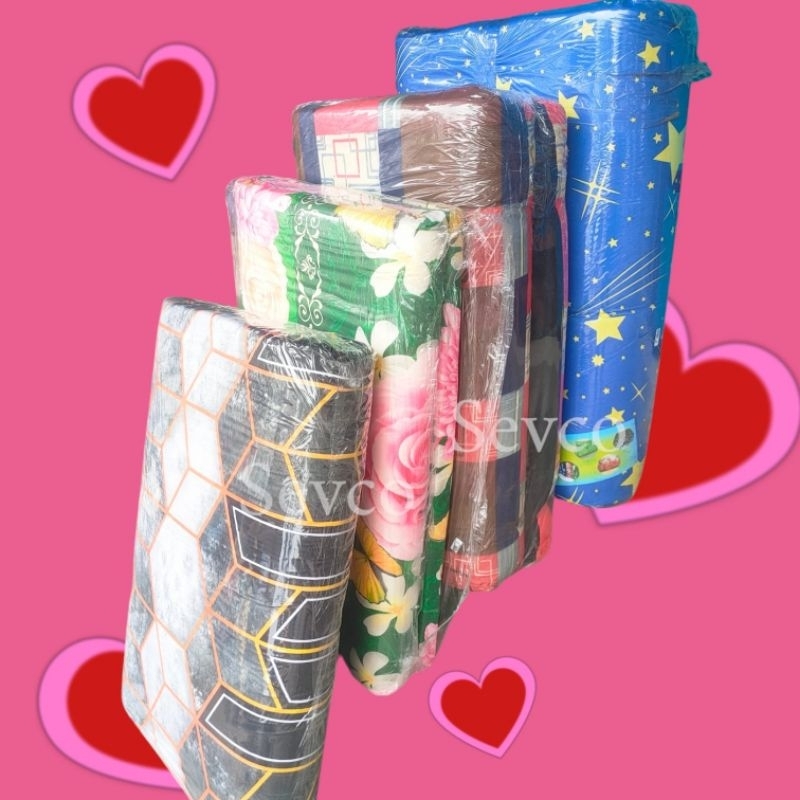 Tilam Busa Lipat 90x180 / Kasur Tidur 3 Kaki Kasur Lipat Busa Kasur Lantai