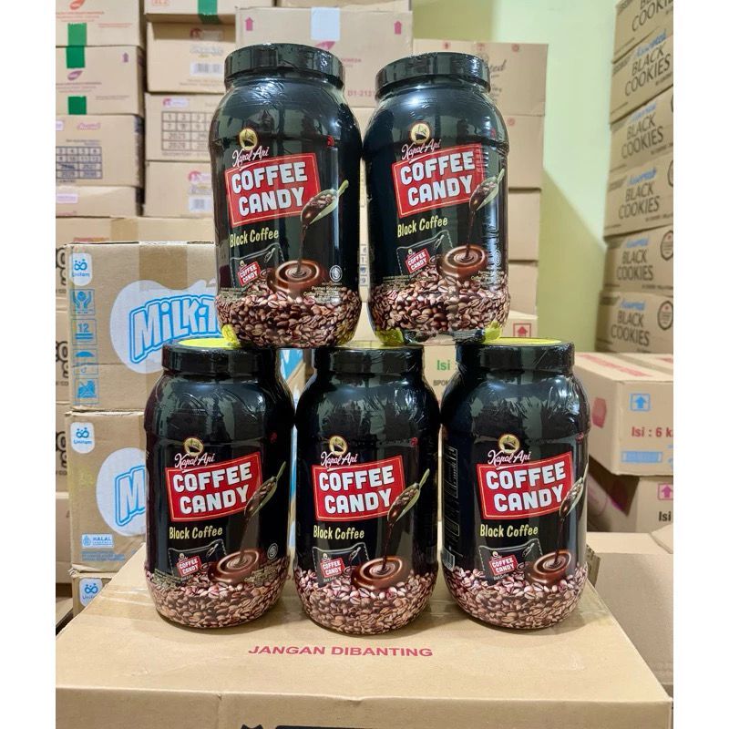 

Coffe Candy Black Coffe by kapal api Permen toples 1 karton isi 6