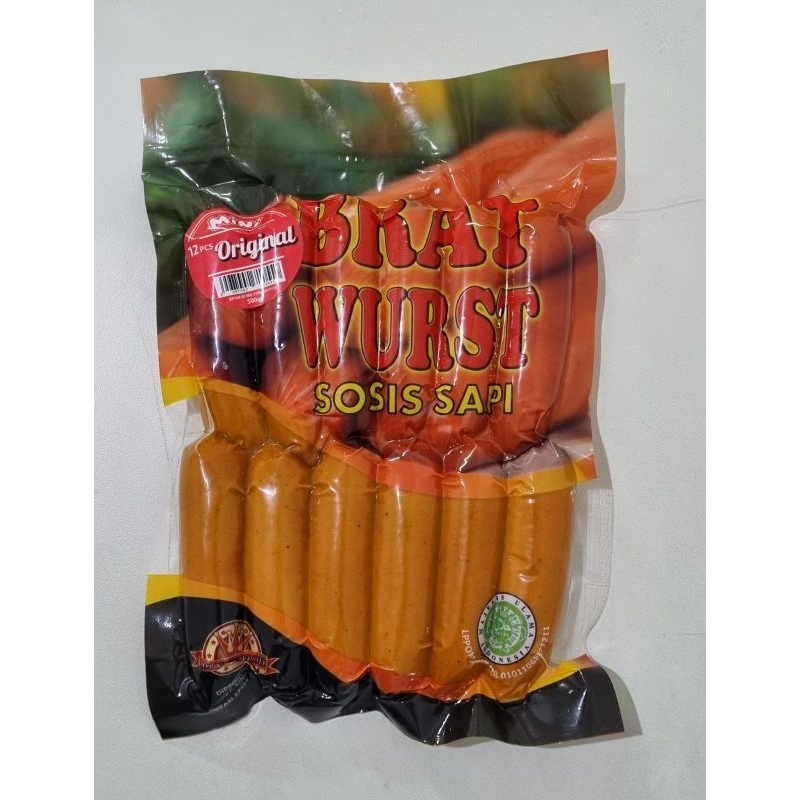

KING SOSBAK PENDEKAR BRATWURTS MINI 12S 500GR