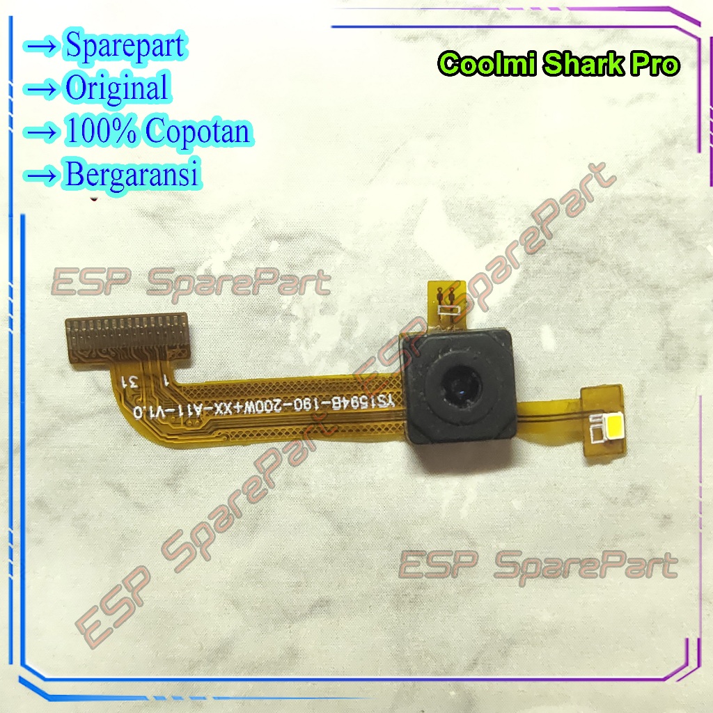 Kamera Coolmi Shark Pro Belakang / Camera Big Copotan