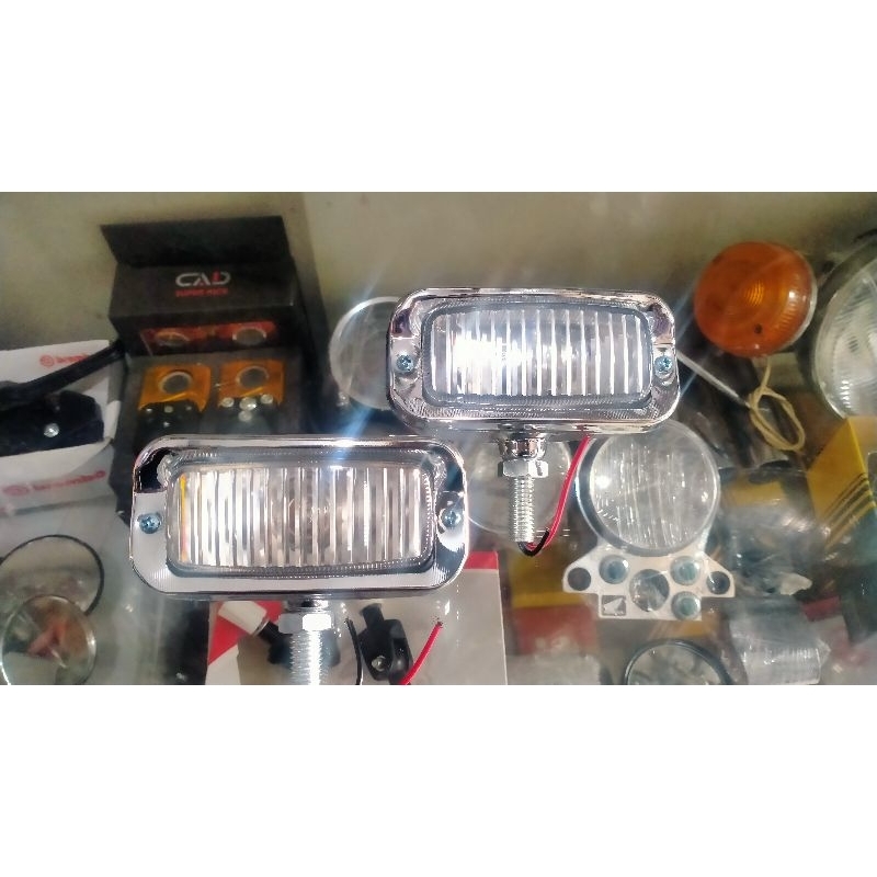 LAMPU DEPAN CHOPPER KACA BENING/LAMPU DEPAN CUSTOM