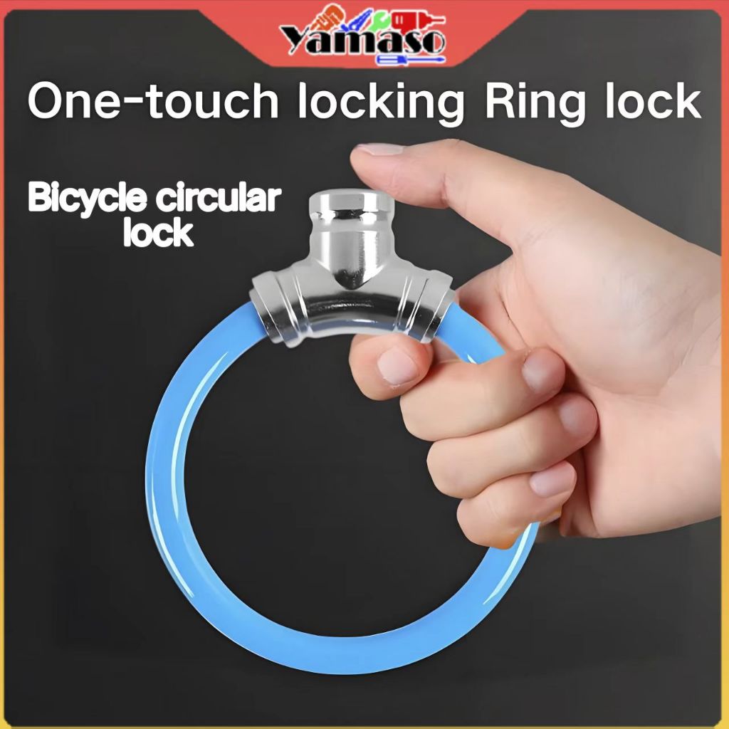 NEW!!! Kunci bulat anti maling kunci sepeda anti maling kunci rantai anti air kunci sepeda gunung