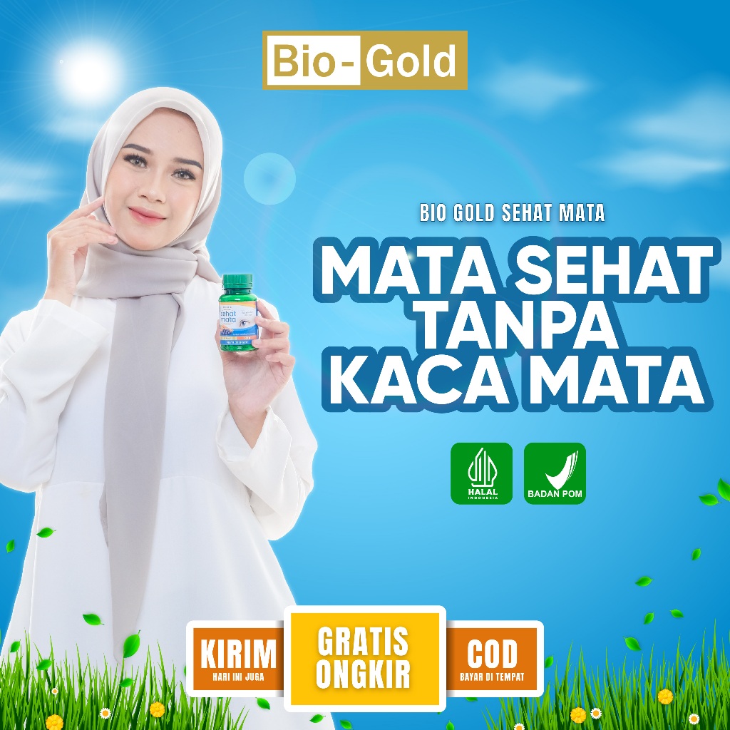 BIO GOLD SEHAT MATA Ekstrak Bilberry dan Wortel 60 Kapsul