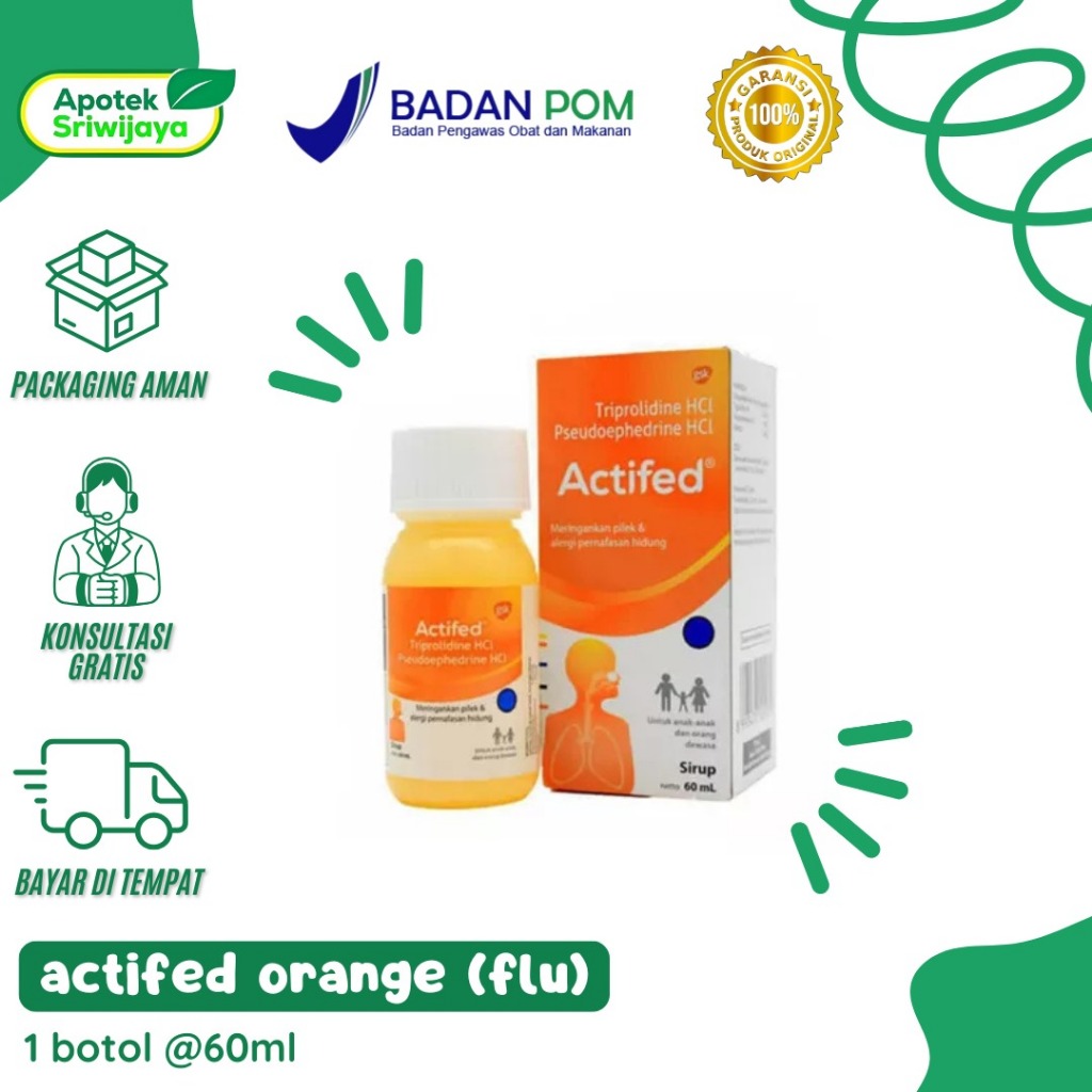 ACTIFED ORANGE UNTUK PILEK RHINITIS ALERGI