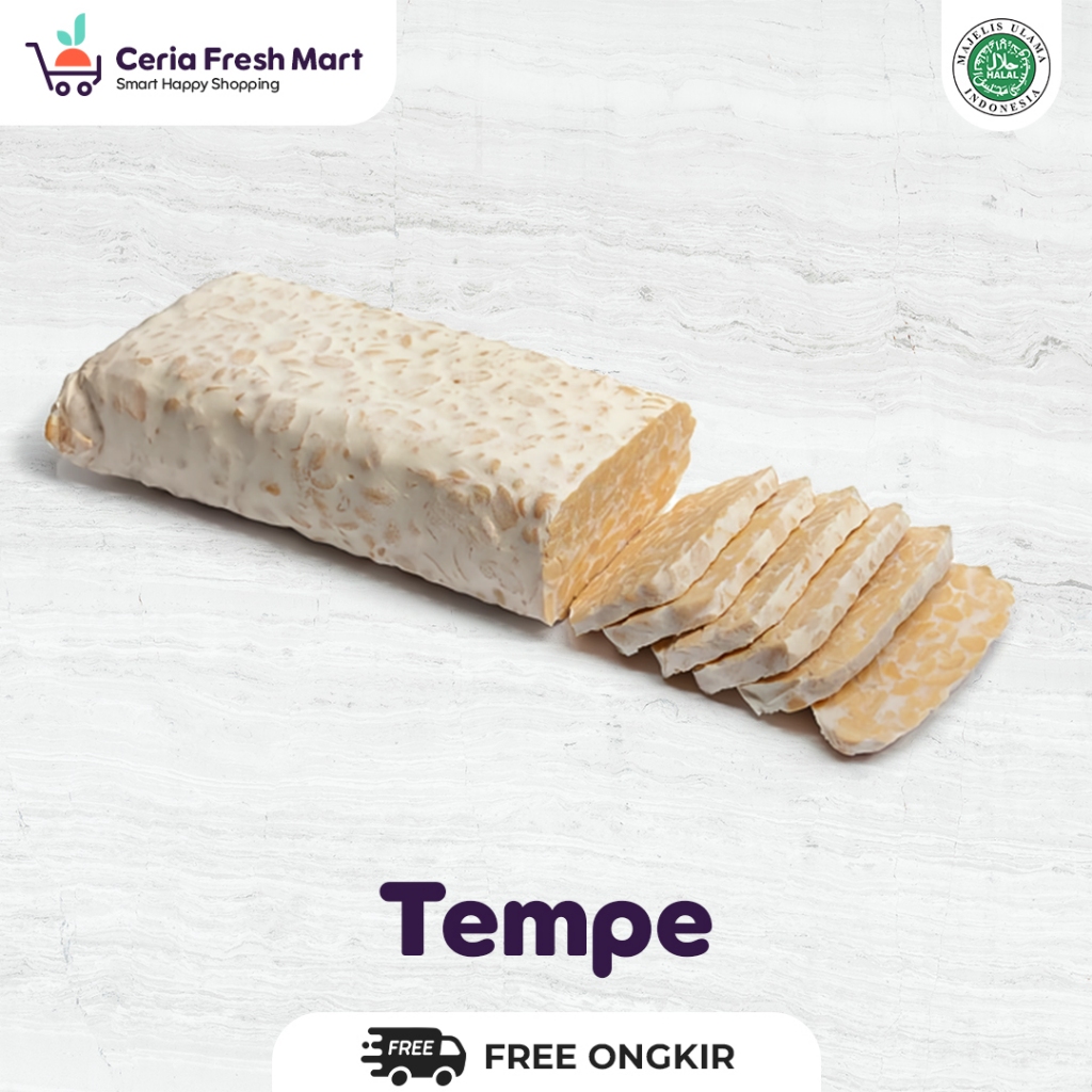 

TEMPE MALANG | TEMPE FRESH | TEMPE KEDELAI PREMIUM 350GR 1 POTONG