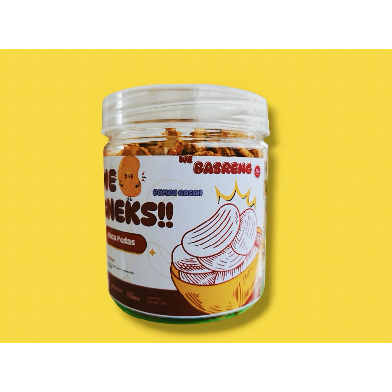 

WeSneks Basreng pedas jeruk bumbu basah 200g