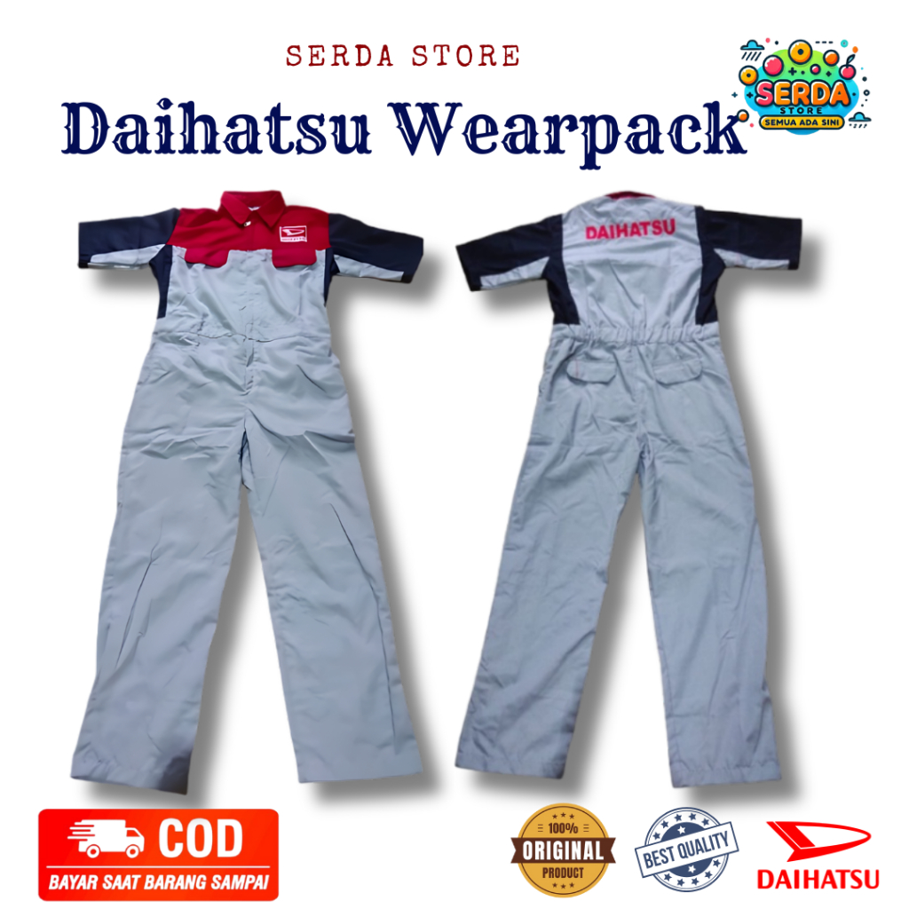 Wearpack Daihatsu | Seragam Daihatsu | Wearpack Safety | Seragam Bengkel | Seragam Pria Daihatsu