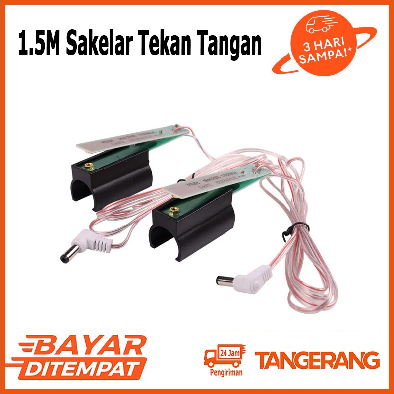 1PCS Samus FLW Inverter papan sirkuit kristal resin sakelar tekan tangan pencet tangan 1.5M tahan ai