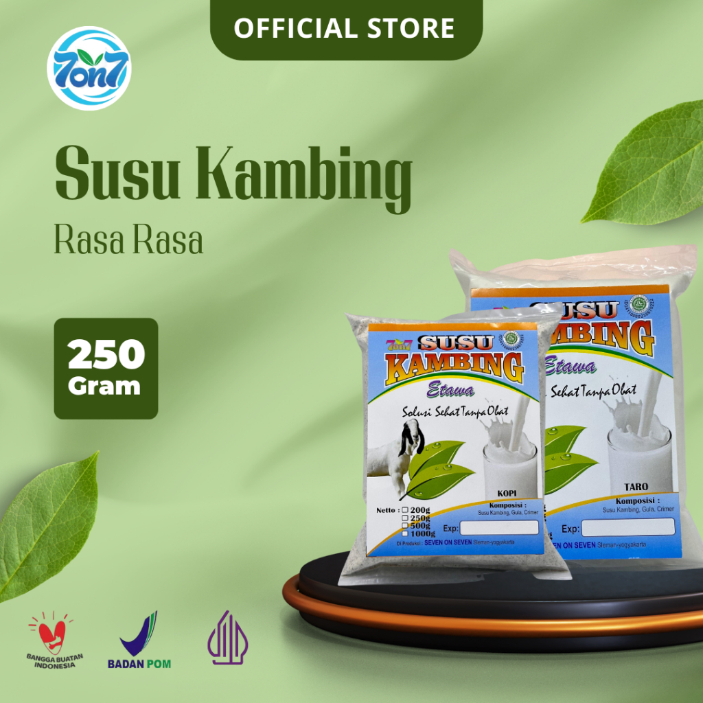 

Susu Kambing Etawa Bubuk Rasa-Rasa 250gr