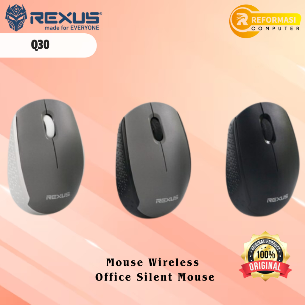 REXUS Mouse Wireless Rexus Office Q30 Silent Mouse