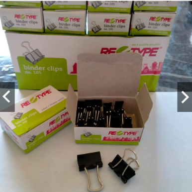 

1 pak isi 12 BINDER CLIP NO 105 RETYPE PENJEPIT KERTAS 105 GROSIR MURAH