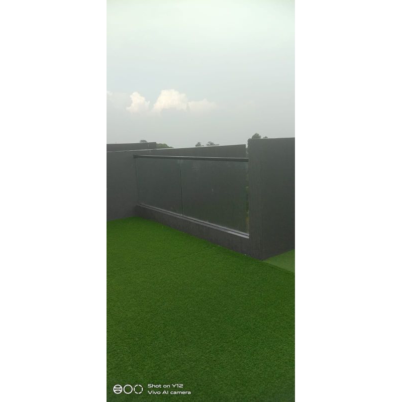 Railing Balkon Tanam - Kaca Temperred