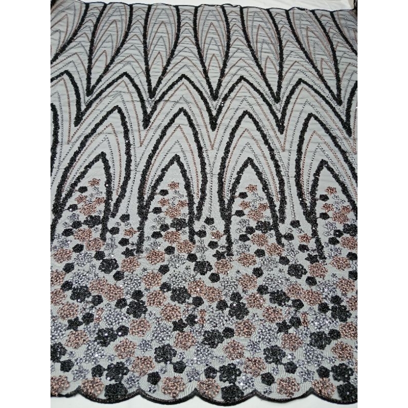 kain/bahan tile bordir Payet premium
