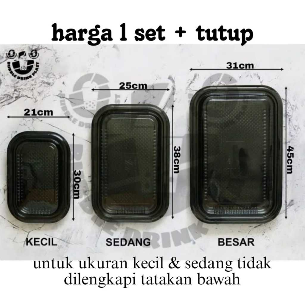 Nampan Mika Kue Hantaran + Tutup Ukuran S,M,L