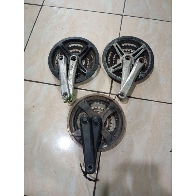 crank 3 speed shimano
