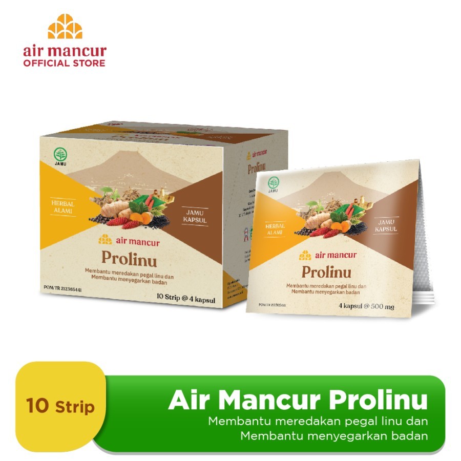 

Air Mancur Jamu Prolinu 10 Strip - Pegal Linu Menyegarkan Badan