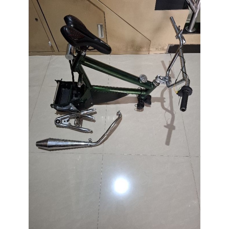 Frame Bmx Matic Untuk Mesin Beat Karbu