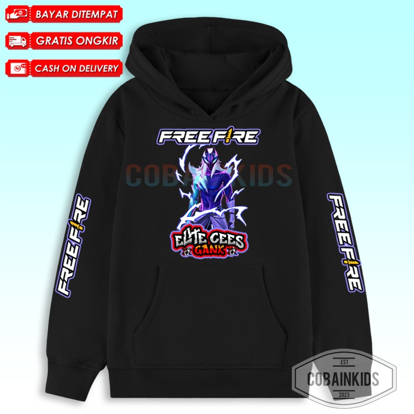 Jaket Hoodie WINTERLANDS EVO LEGENDARY / Jaket Anak FF Free Fire Karakter Elite Cees Gank BUNDLE EVO