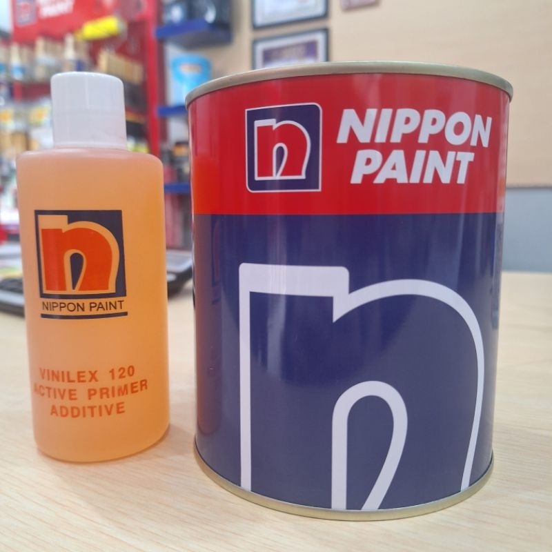Nippon Paint Vinilex 120 Active Primer 2 komponen / aktif primer / cat dasar galvanis 1 Liter