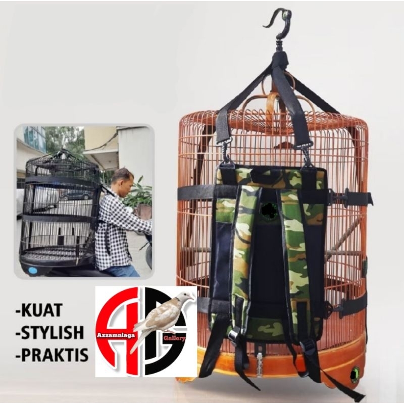 TAS RANSEL EBOD JAYA  PREMIUM  UNTUK  KANDANG MURAI LOVEBIRD  SEGALA JENIS SANGKAR