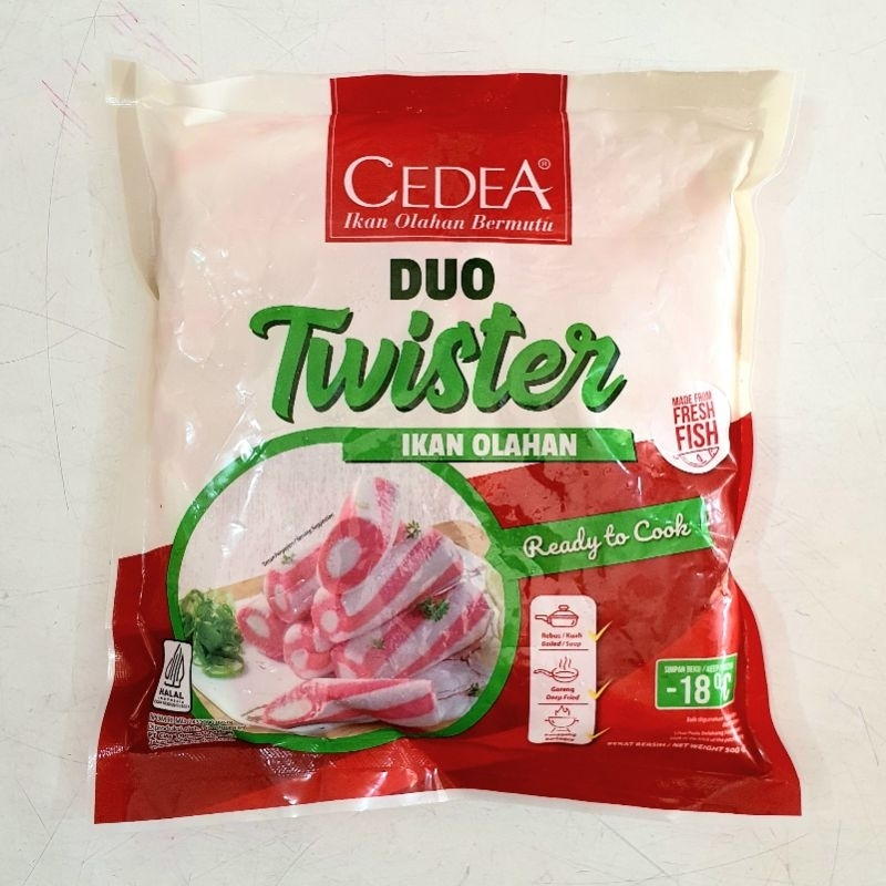 

CEDEA DUO TWISTER IKAN OLAHAN 500 GRAM