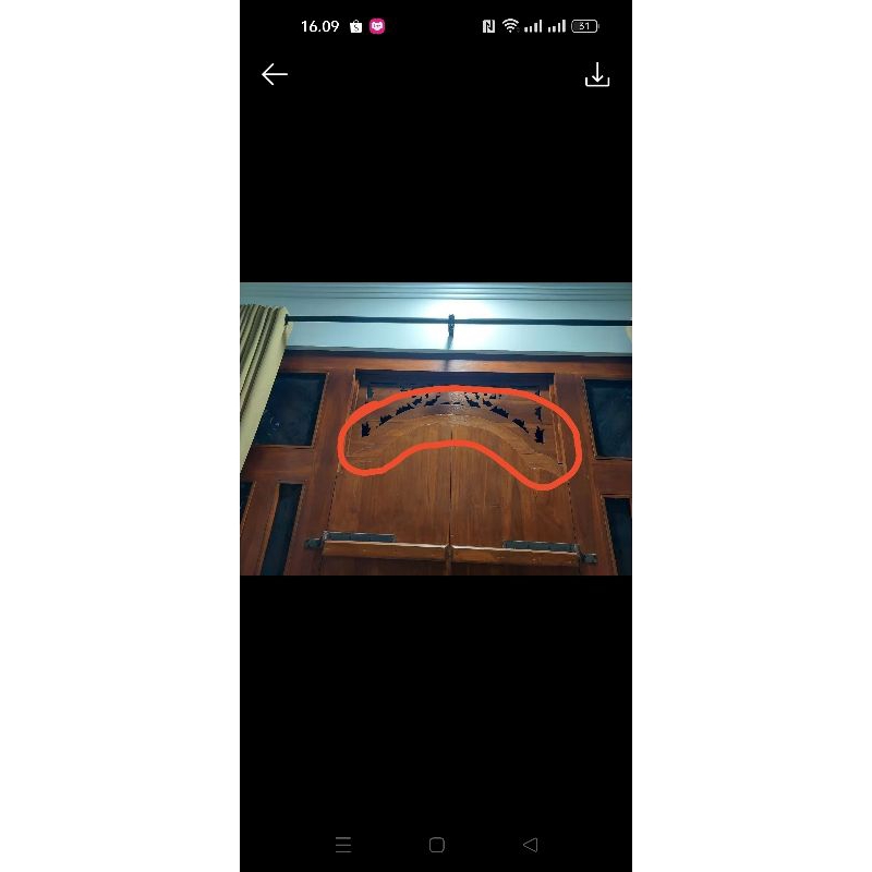 list pintu bahan kayu jati  list pintu lengkung murah