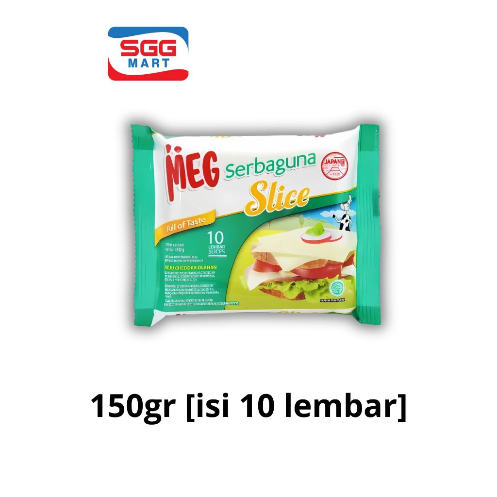 

Keju MEG Serbaguna Slice 150gr [ isi 10 lembar]