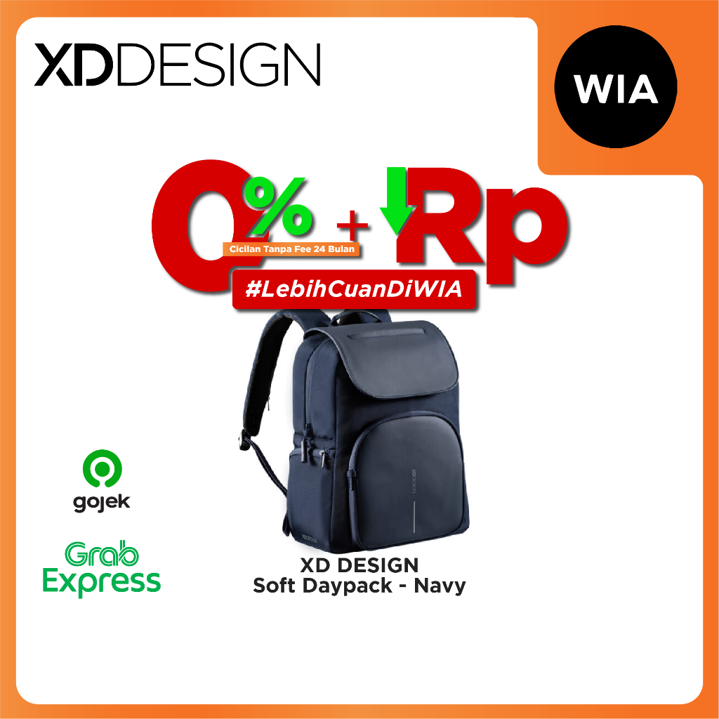 WIA XD Design Soft Daypack Tas Ransel Backpack Original