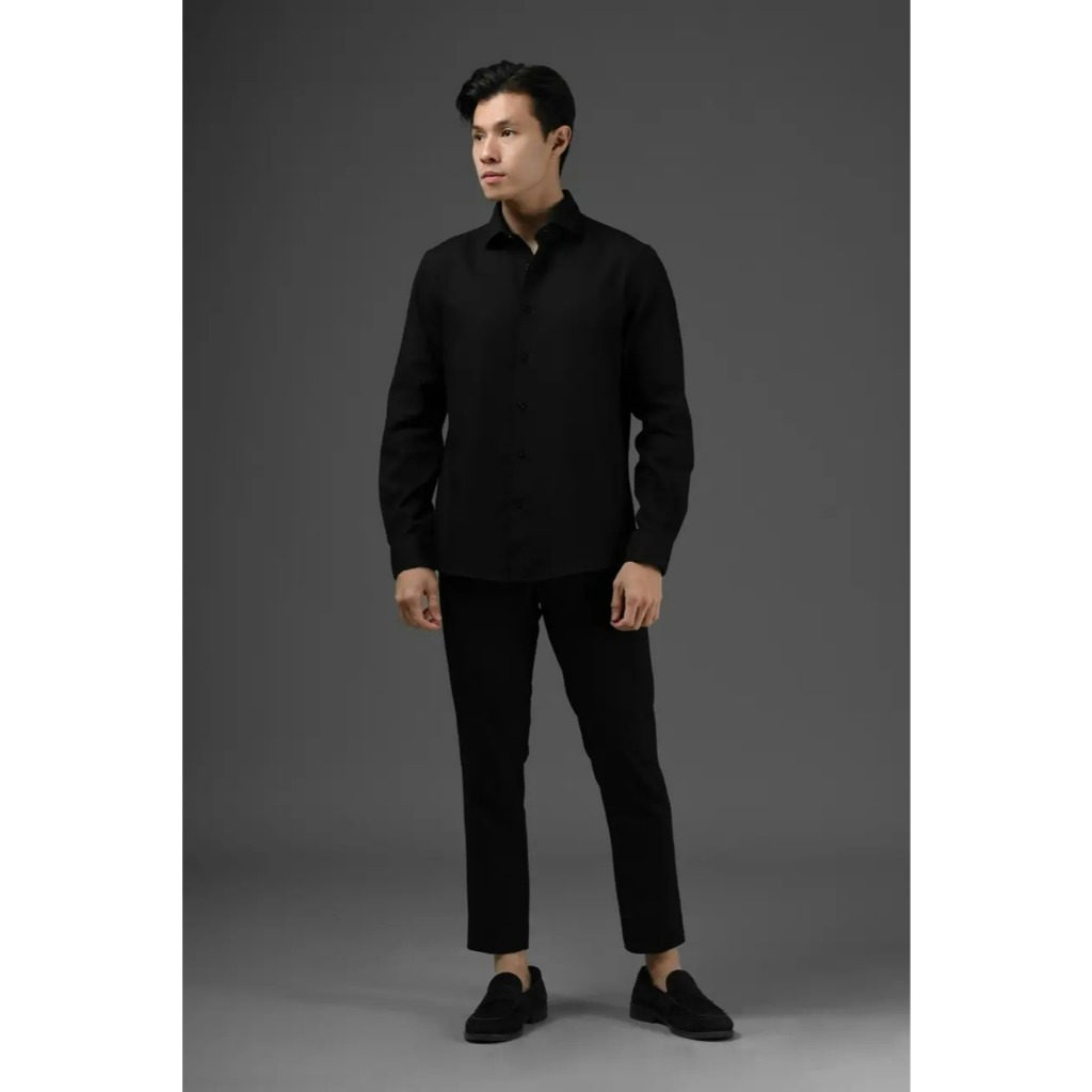 TWP Clagary Spread Collar Long Sleeve Shirt Kemeja Pria Lengan Panjang Heymale