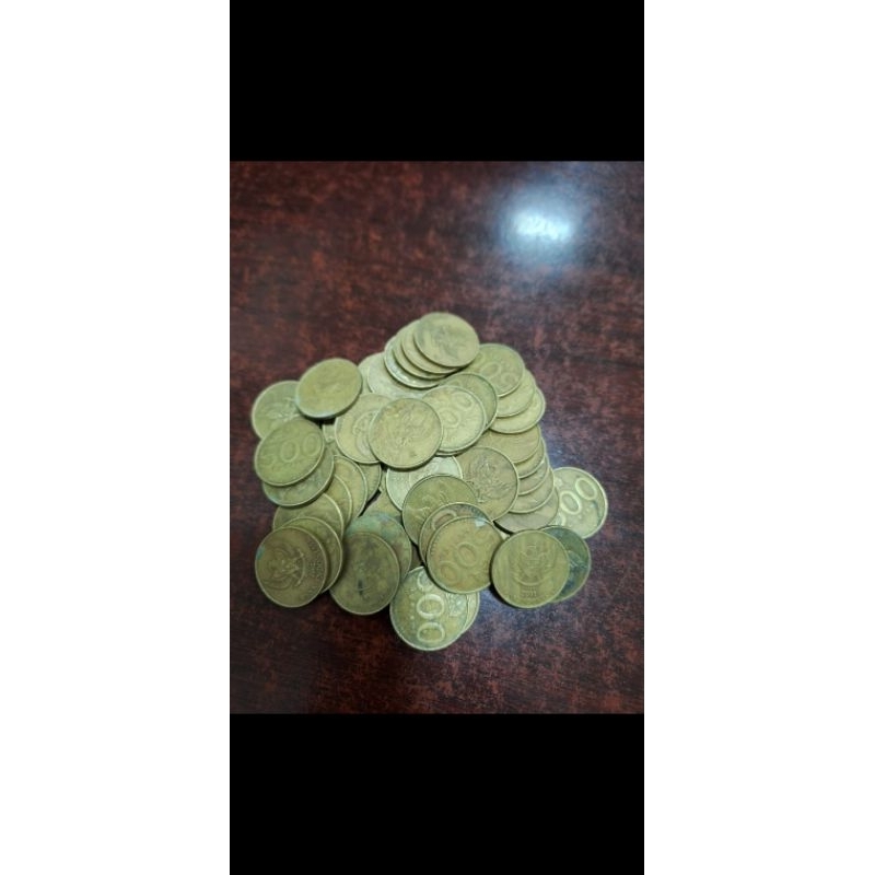 UANG KOIN 500 KUNING TAHUN 1997 S.D 2003