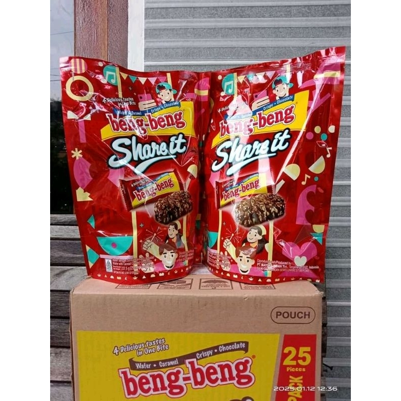 

( REAL ) BENG - BENG SHARE IT 1 KARTON (DUS) ISI 6 POUCH | BENG - BENG MINI PACK