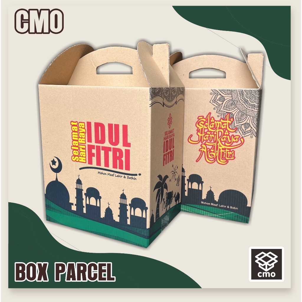 

Kardus Parcel 30x20x35 cm (Model Jinjing) Kardus | Parcel | Lebaran | idul Fitri | sembako | hampers | eid mubarak | packaging lebaran