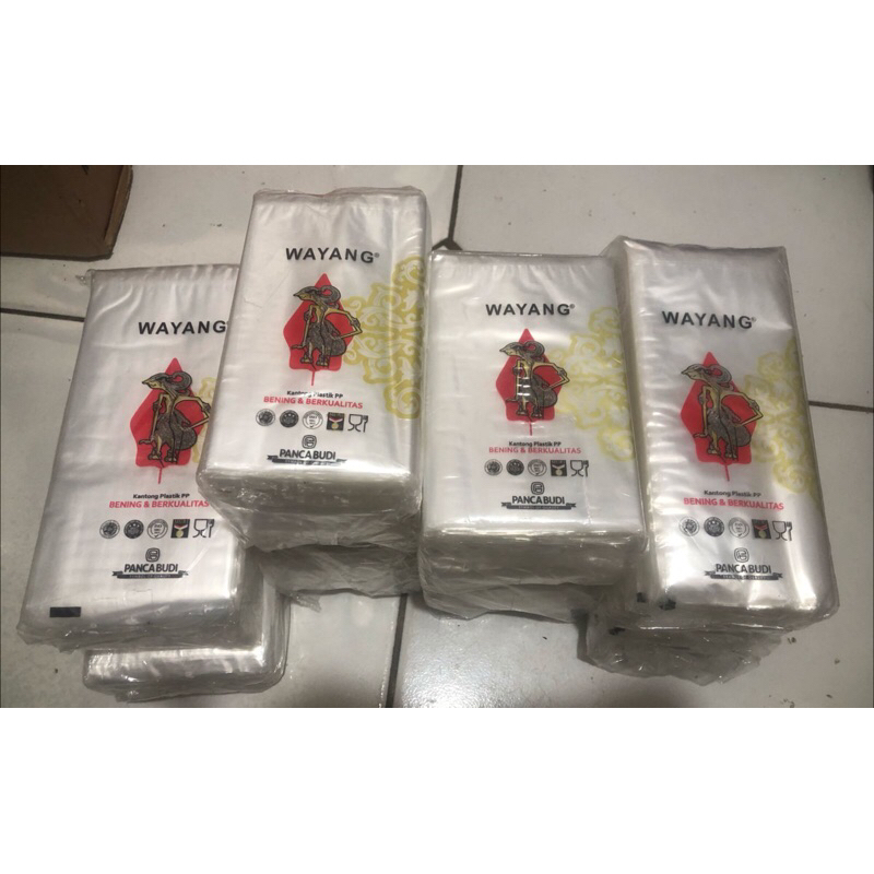 Plastik Bening PP Wayang Berbagai Ukuran / Plastik Bening/ PP Bening / Plastik Bening Wayang/ Plasti