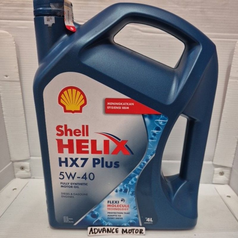 OLI SHELL HELIX HX7 PLUS 5W-40 4 LITER