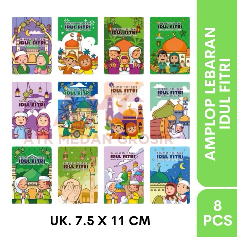 

ANGPAU LEBARAN / AMPLOP LEBARAN HARGA PERBUNGKUS ISI 8 LEMBAR CUMA