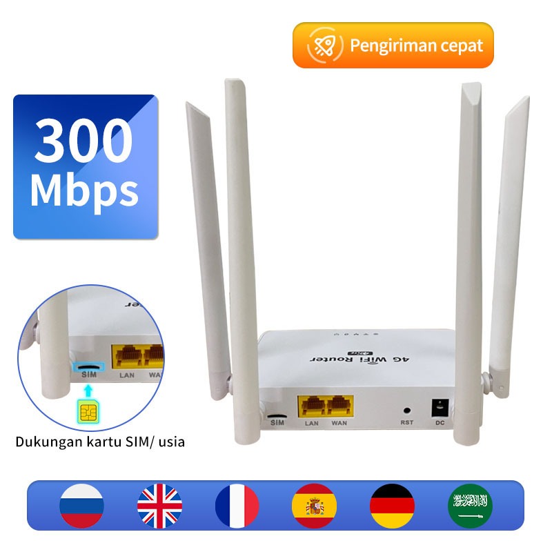 ZBTlink 4G Wifi Wireless Router Modem 500Mbps support All Operator LTE wifi With Sim Card Slot