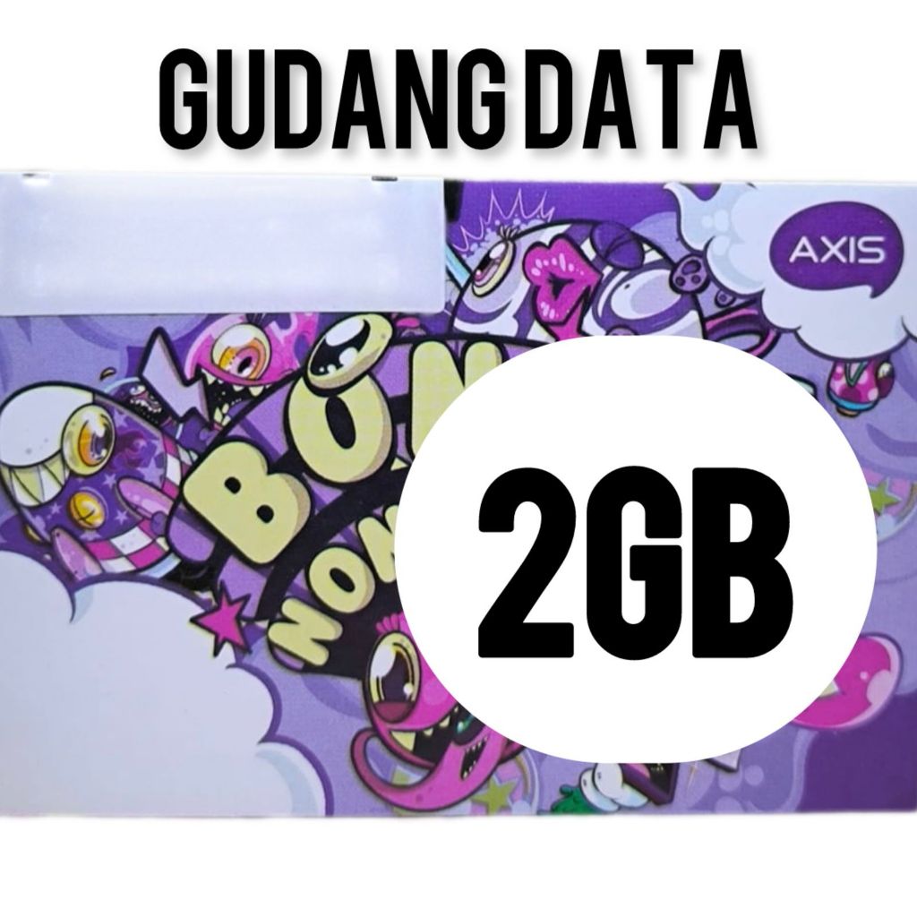 Kartu Perdana AXIS 2GB  (SEGEL BELUM DIREGISTRASI)