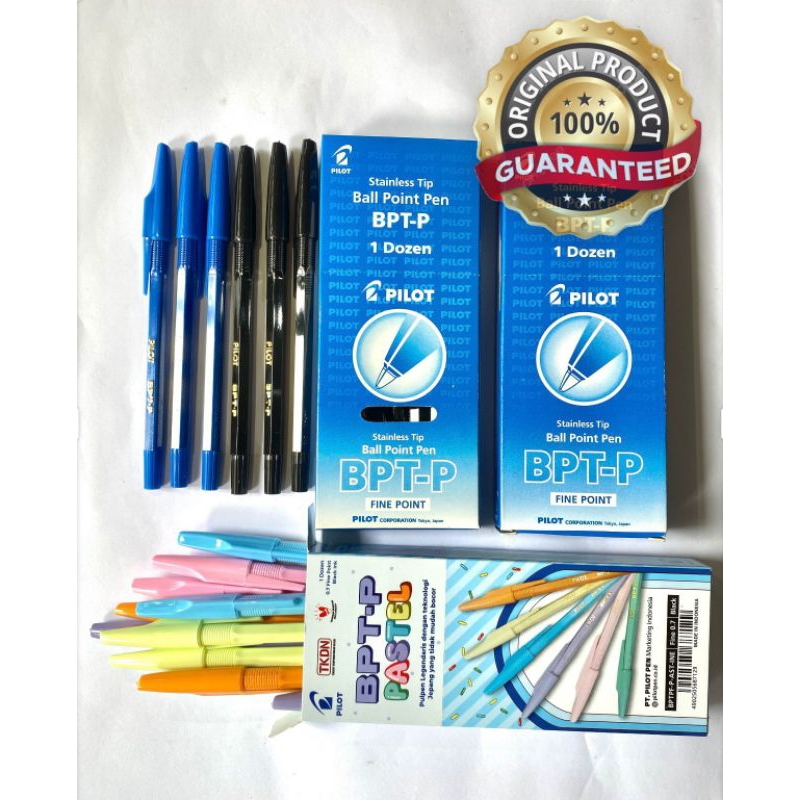

pulpen pen pilot bptp 12pcs