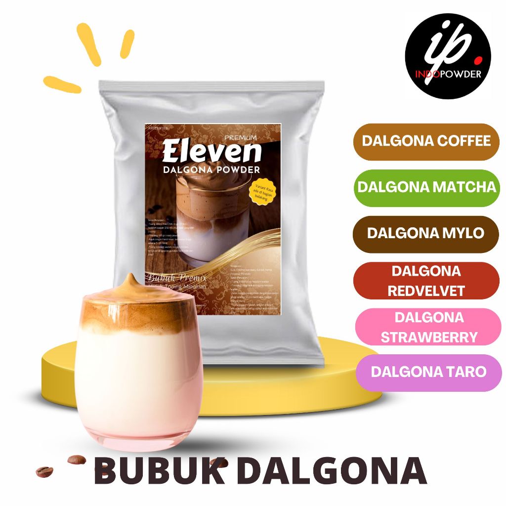 

Indopowder - Bubuk DALGONA 1Kg Untuk Topping Minuman Kekinian