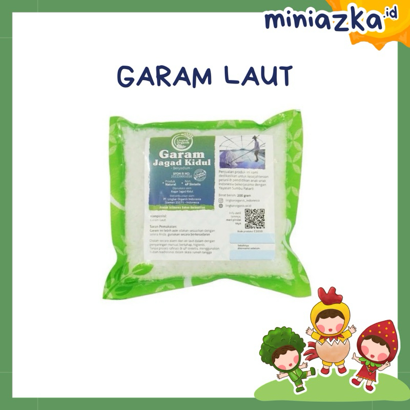 

Lingkar Organik Garam Laut Besar 500gr / Kecil 200gr