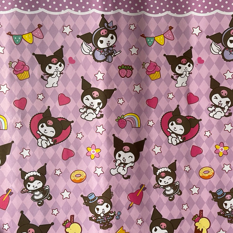

[70x100] Kertas Bungkus Kado Hadiah Sanrio Kuromi