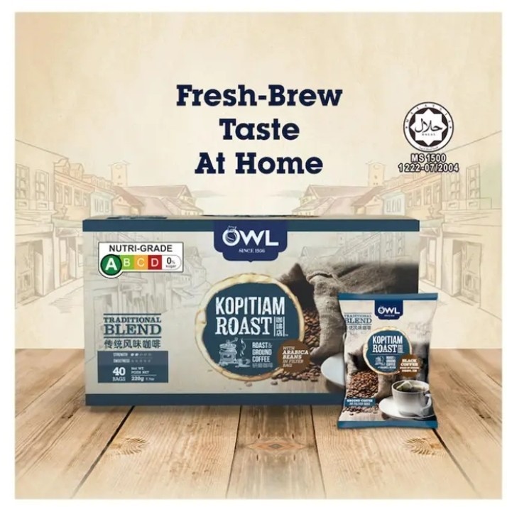 

Owl Traditional Blend Coffee Bags