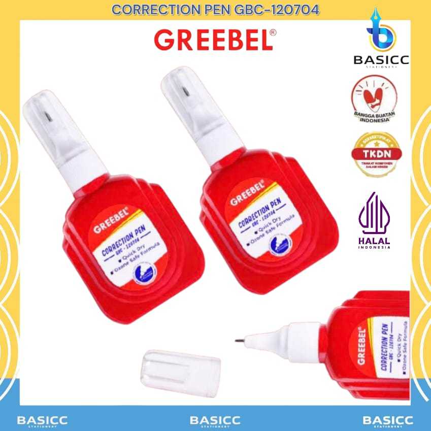 

Greebel Correction Pen Cair / Tip Ex Cair GBC 120704 | @ 1Pcs