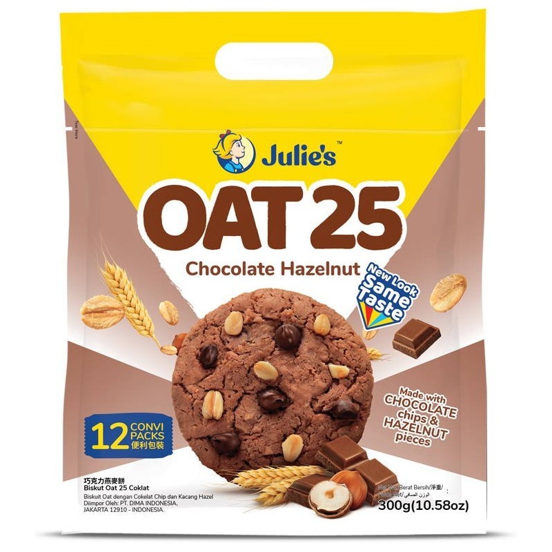 

JULIE'S OAT 25 CHOCO 300G